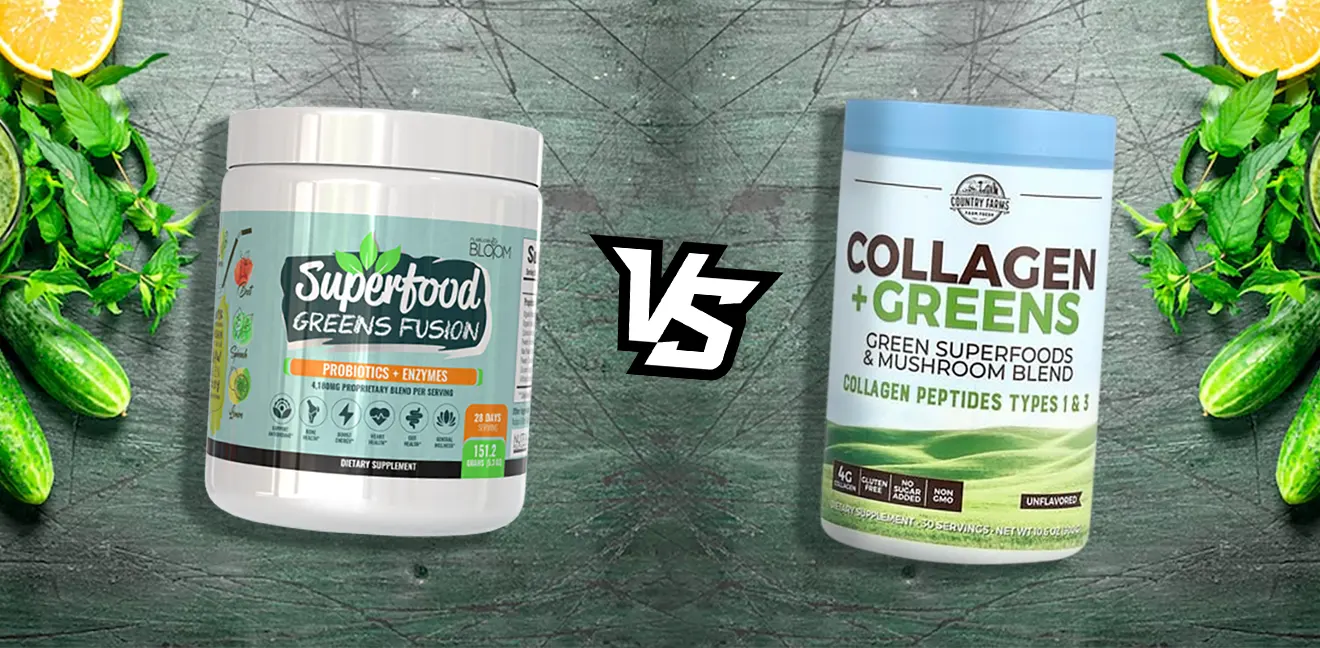 Superfood Greens Fusion vs. Collagen & Greens