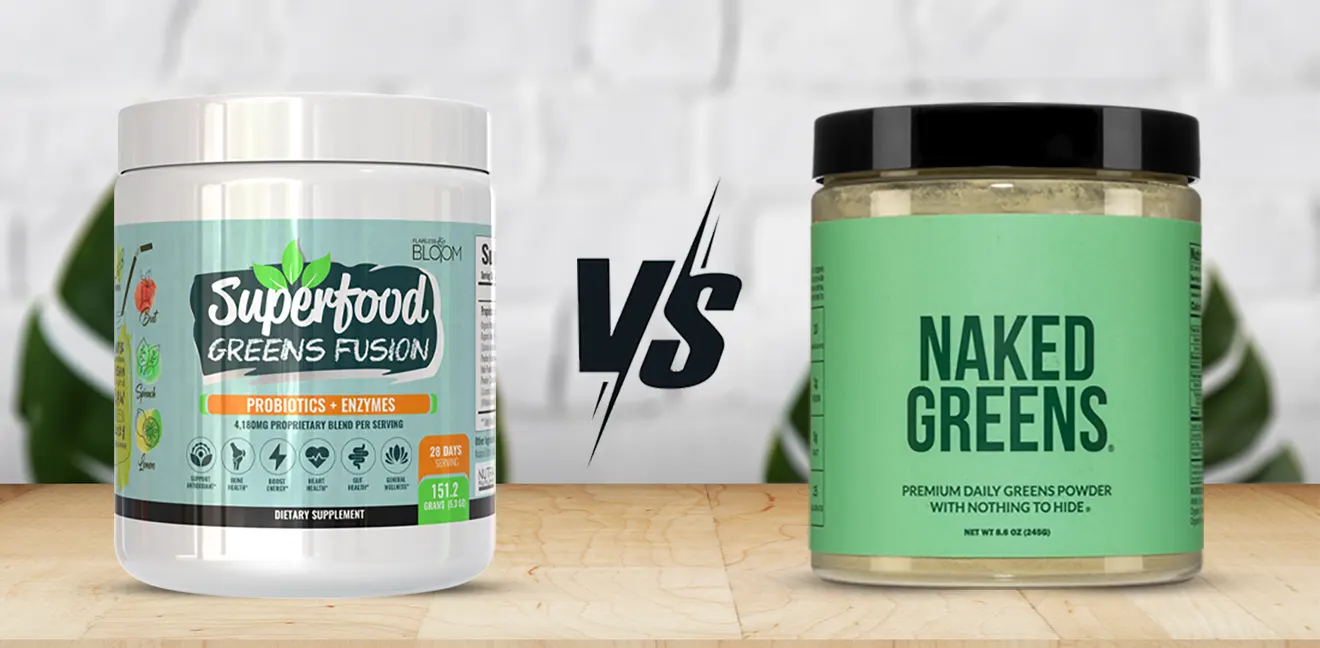superfood greens-fusion vs naked greens